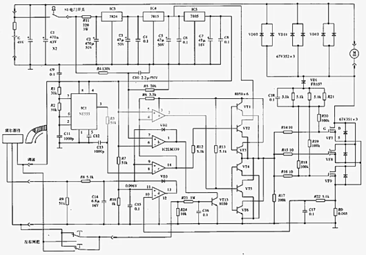 電動車控制器電路圖